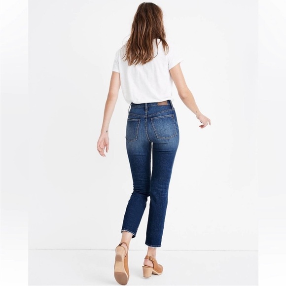 Madewell Jeans Perfect Vintage High Rise Tapered Stretch Denim - Picture 2 of 5